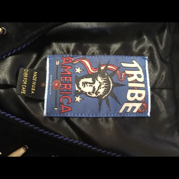 Retro Fringe Leather Jacket - Picture 6 of 8